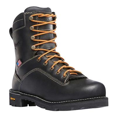 Danner 17311 Quarry USA Black 8-inch Waterproof Safety Toe Work Boots
