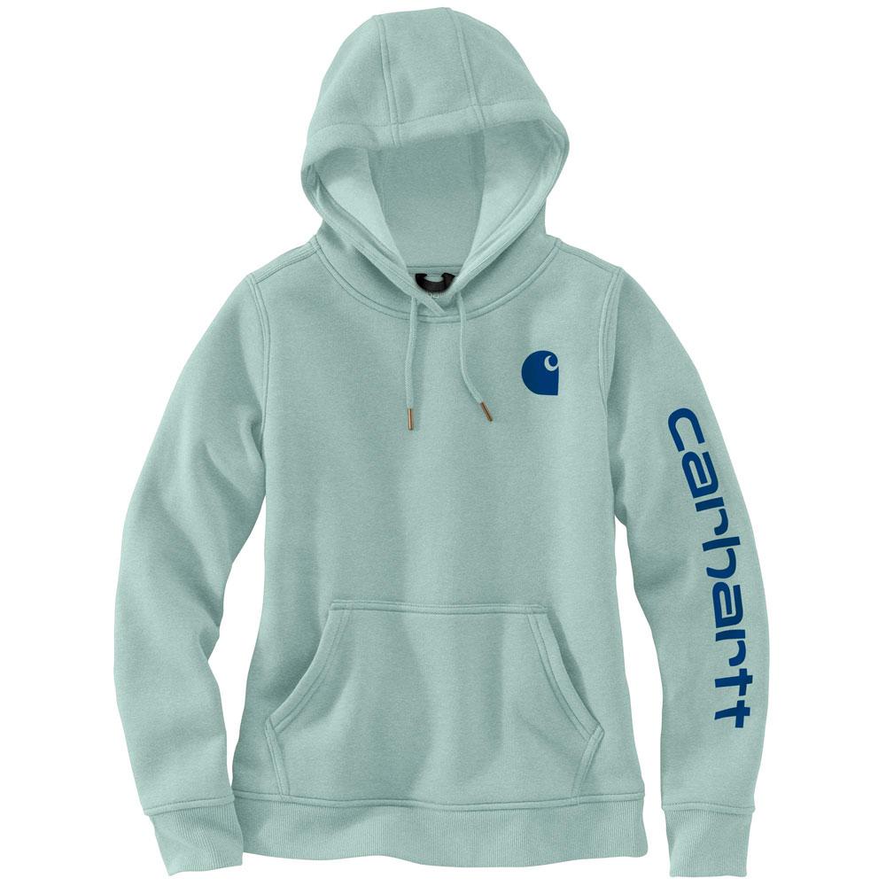 Carhartt 102791 Women's Relaxed Fit Midweight Logo Sleeve Graphic