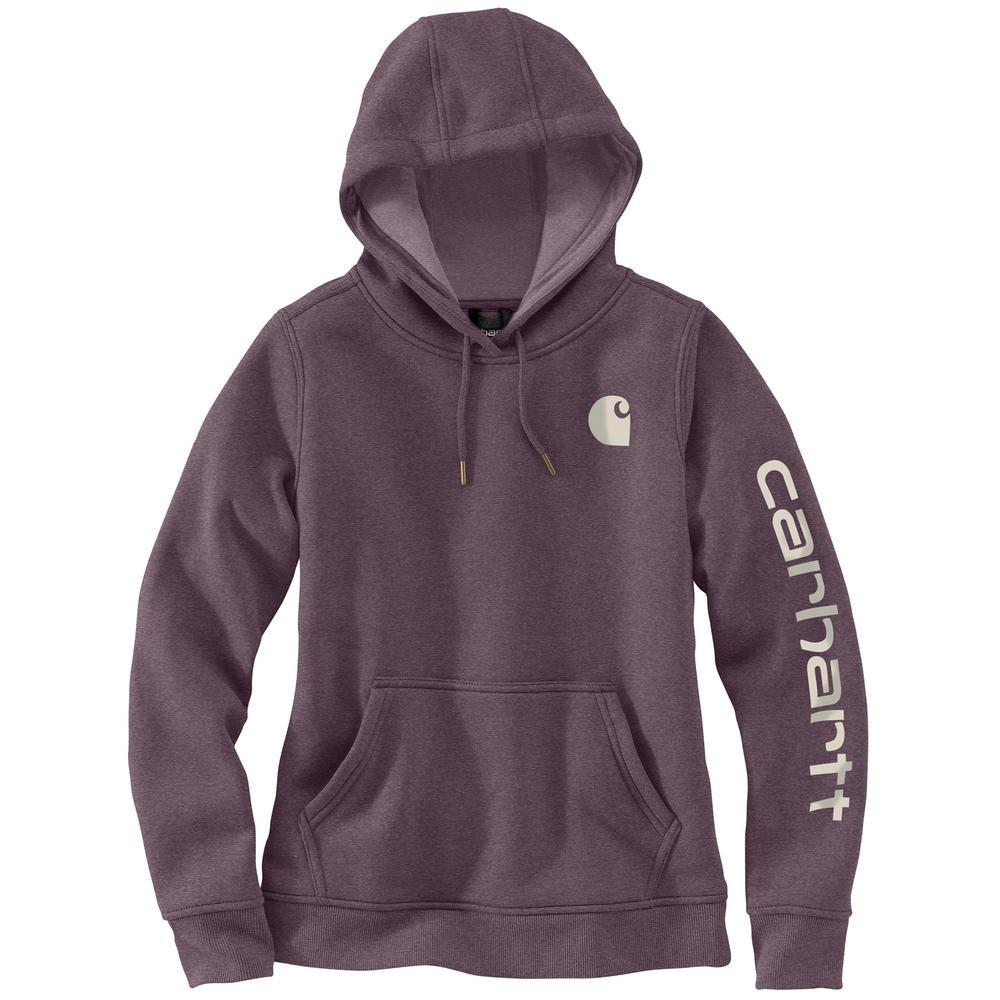 Carhartt 102791 Women's Relaxed Fit Midweight Logo Sleeve Graphic