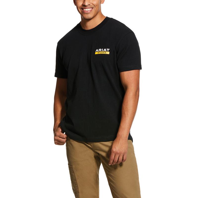 Ariat 10030299 Rebar Cotton Strong Roughneck Graphic T-Shirt