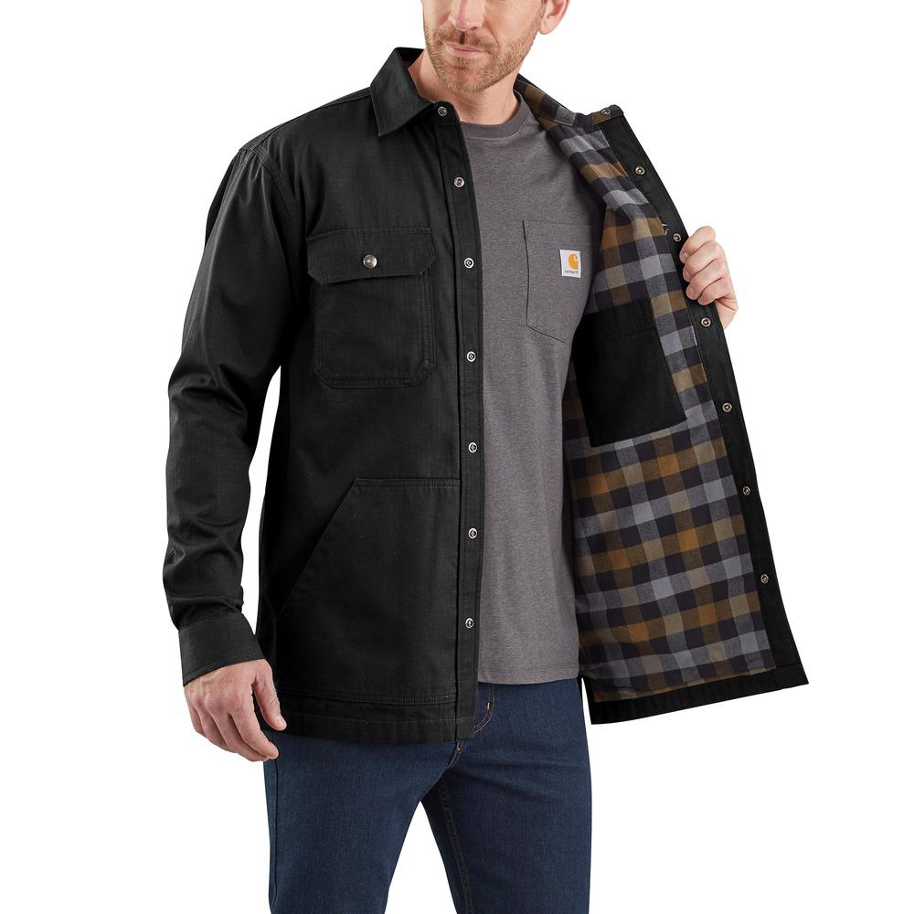 carhartt flannel lined shirt