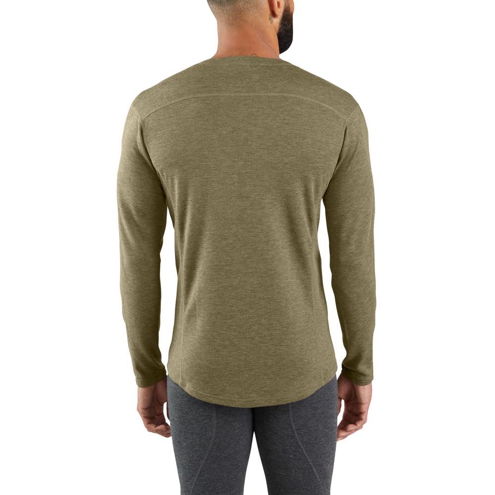 Carhartt mens Force Heavyweight Thermal Long Sleeve Pocket Shirt